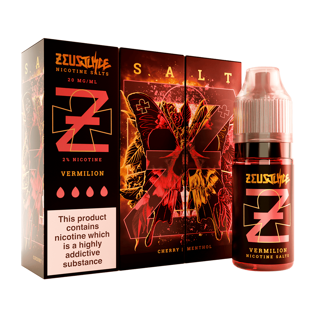 Zeus Juice Nic. Salt - Vermilion - Master Vaper