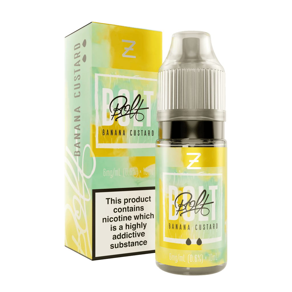 Zeus Juice Bolts 10ml - Banana Custard - Vapeorist