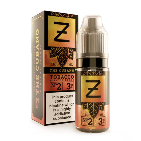 Zeus Juice Tobacco 10ml - Cubano - Vapeorist
