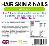 Hair Skin & Nails ONE A DAY Tablets (60 Tablets)