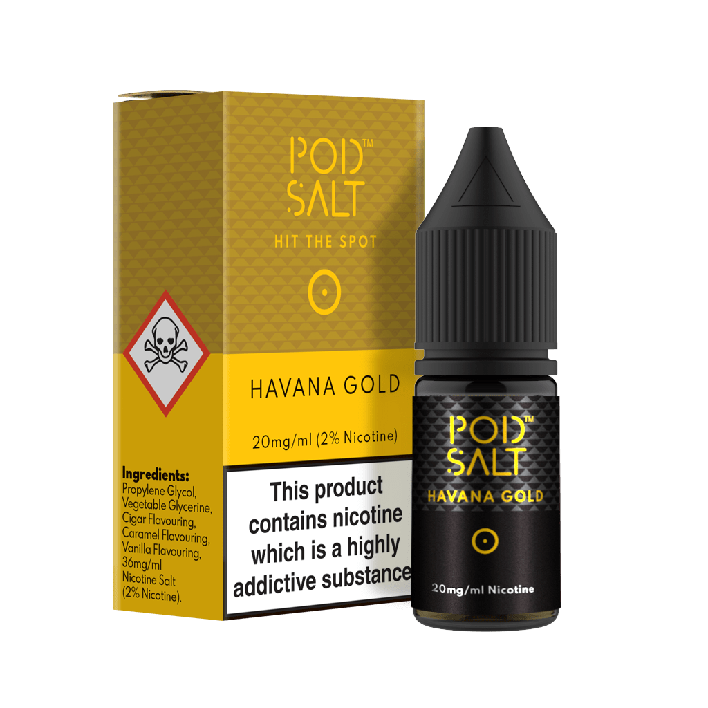 POD Salt - Havana Gold Vape E-Liquid Online | Vapeorist