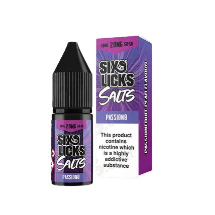 Six Licks Nic. Salt - Passion8