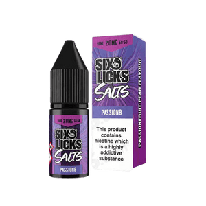 Six Licks Nic. Salt - Passion8
