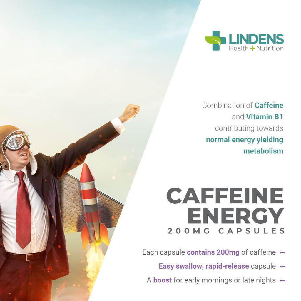 Caffeine Energy 200mg Capsules