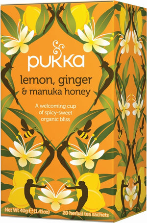 Pukka Tea - Lemon, Ginger & Manuka Tea Bags