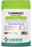 Lindens Turmeric + Black Pepper 500mg (100 Capsules)